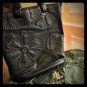 Lockheart Leather satchel